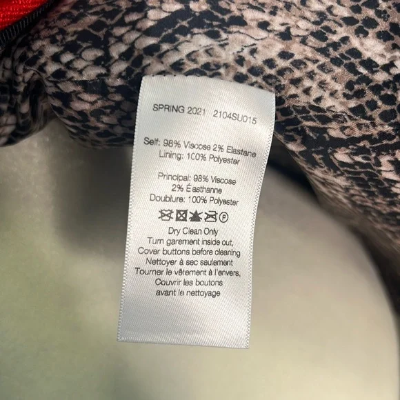 Veronica Beard Long Red Dicky Jacket Sz 4 - Picture 7 of 8